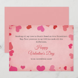 Cartão De Festividades Feliz Dia Dos Namorados Para Minha Tia