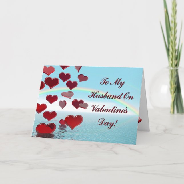 Cartão De Festividades Feliz dia dos namorados para o marido (Frente)