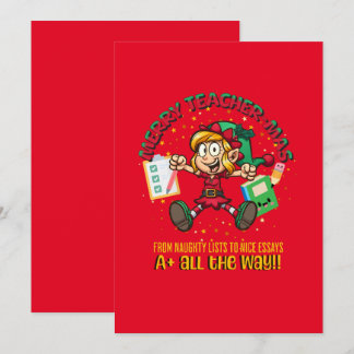 Cartão De Festividades Feliz Dia dos Professores!