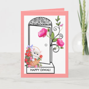CARTÃO DE FESTIVIDADES FELIZ DIWALI WISH