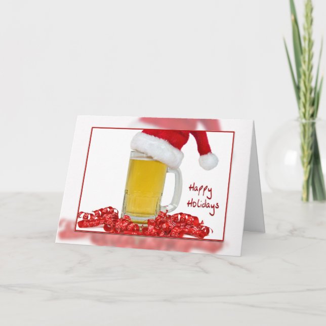 Cartão De Festividades Feliz E Brilho (Frente)