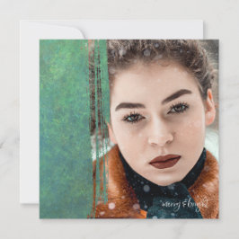 Cartão De Festividades Feliz e Brilho