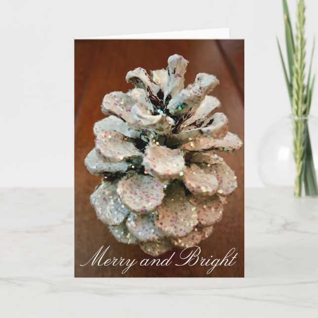 Cartão De Festividades Feliz e Brilho (Frente)