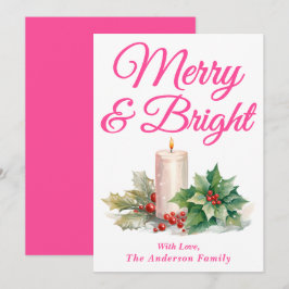 Cartão De Festividades Feliz e Brilho de Script Manuscrito Quente