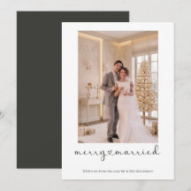 Feliz e Casado Recém-Casado Personalizado Foto