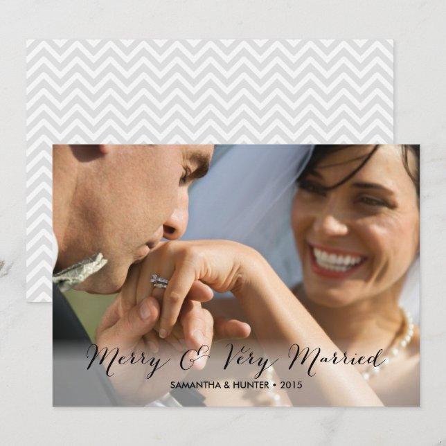 Cartão De Festividades Feliz e Casais muito casados (Frente/Verso)