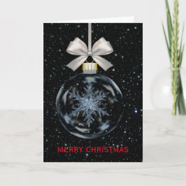 Cartão De Festividades Feliz e Natal abençoado