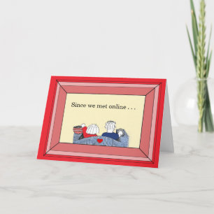 Cartão De Festividades Feliz Encontro (online) - Namorados