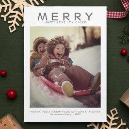 Cartão De Festividades Feliz Feliz Amor Alegria Anime Foto Moderna Minima