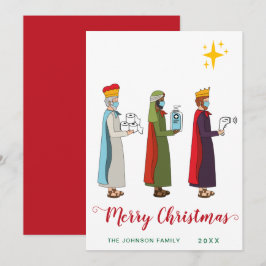 Cartão De Festividades Feliz Feliz Natal Três Reis Saudações