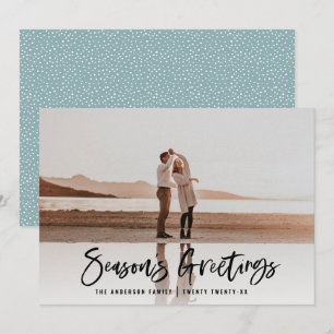 Cartão De Festividades Feliz feriado moderno e mínimo de natal fotográf