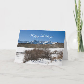 Cartão De Festividades Feliz Feriados!