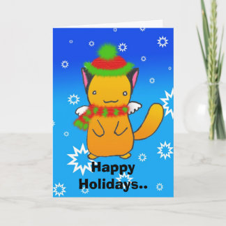 Cartão De Festividades Feliz Férias.