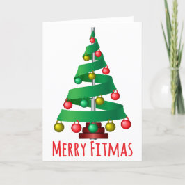 Cartão De Festividades Feliz Fitmas