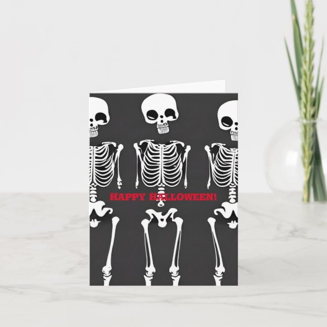 Cartão De Festividades Feliz Halloween! (Frente)