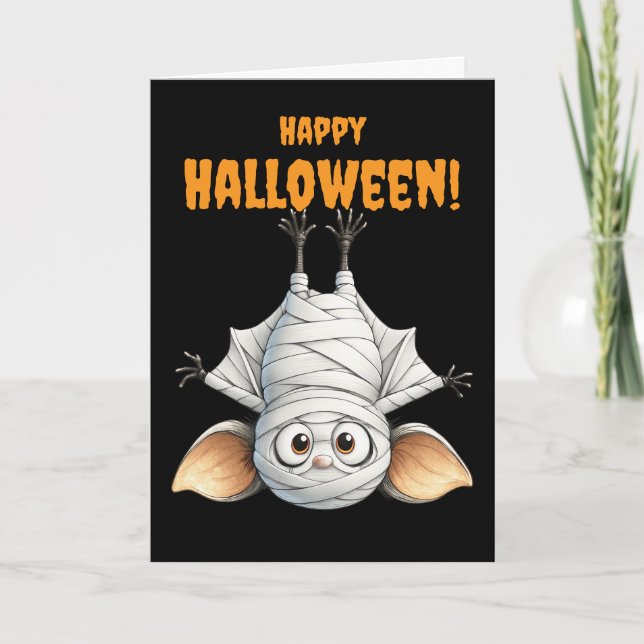Cartão De Festividades Feliz Halloween (Frente)
