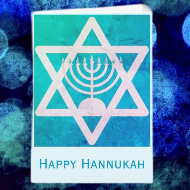 Cartão De Festividades Feliz Hannukah (Criador carregado)
