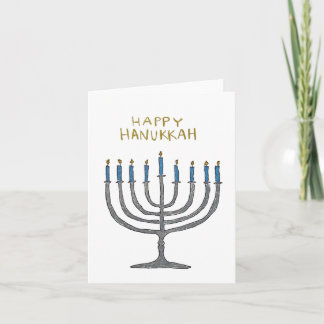 Cartão De Festividades Feliz Hanukkah
