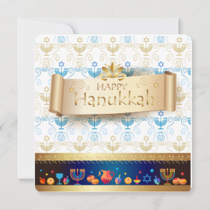 Cartão De Festividades Feliz Hanukkah! Férias