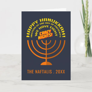 Cartão De Festividades Feliz Hanukkah Humor Personalizado
