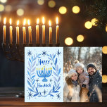 Cartão De Festividades Feliz Hanukkah Menorah Mão Desenhada FOTO PERSONAL<br><div class="desc">Doce coroa para desejar a alguém feriado feliz! Adicione sua própria foto! Clique em "personalizar" para adicionar sua própria foto. Você também pode adicionar texto ao lado frontal ou traseiro. Procure mais opções no meu compro. Também disponível como download digital para enviar instantaneamente por e-mail ou mensagem de texto e...</div>