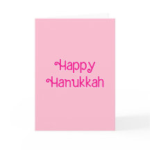 Feliz Hanukkah Pink