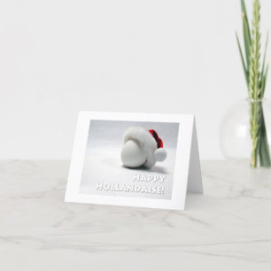 Cartão De Festividades Feliz Hollandaise!
