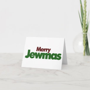 Cartão De Festividades Feliz Jewmas