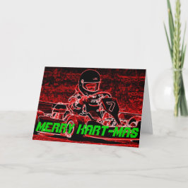 Cartão De Festividades Feliz Kart-Mas