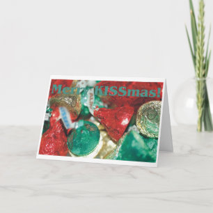Cartão De Festividades Feliz Kissmas