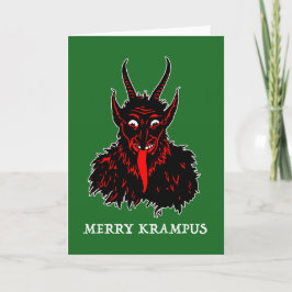 CARTÃO DE FESTIVIDADES FELIZ KRAMPUS