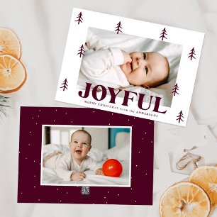 Cartão De Festividades Feliz Merlot Trees 2 Foto