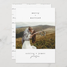 Feliz Minimalista e Foto de Natal Casada