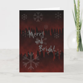 Cartão De Festividades Feliz N Bright Snowflake Na Carta De Férias Do Inf