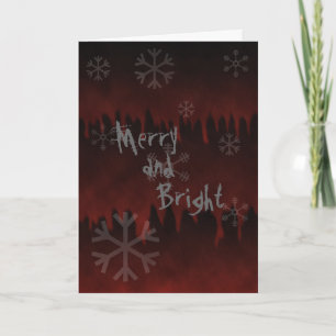 Cartão De Festividades Feliz N Bright Snowflake Na Carta De Férias Do Inf