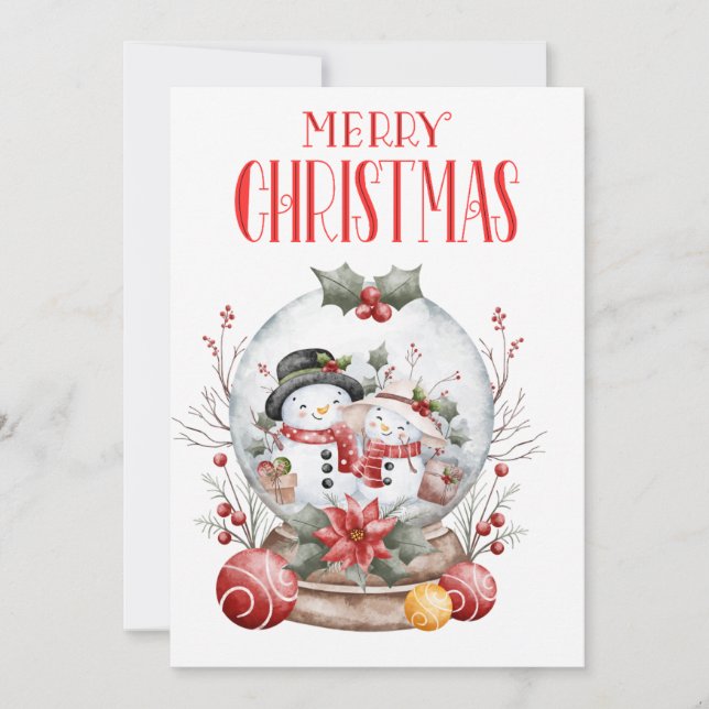 Cartão De Festividades Feliz Natal  (Frente)