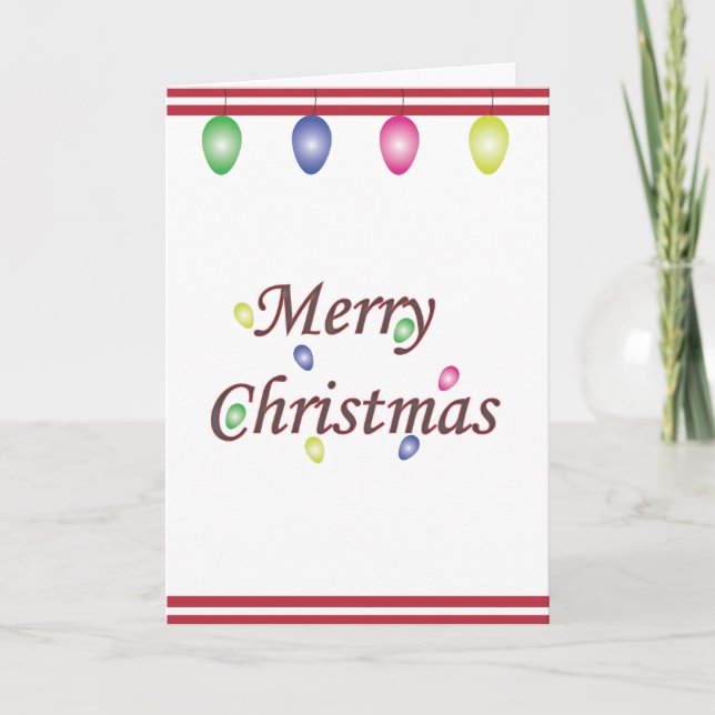 Cartão De Festividades Feliz Natal (Frente)