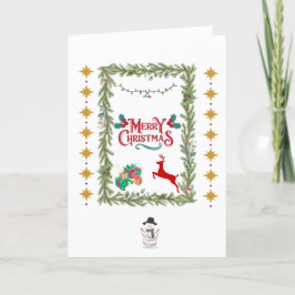 Cartão De Festividades Feliz Natal