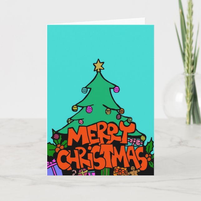 Cartão De Festividades Feliz Natal (Frente)