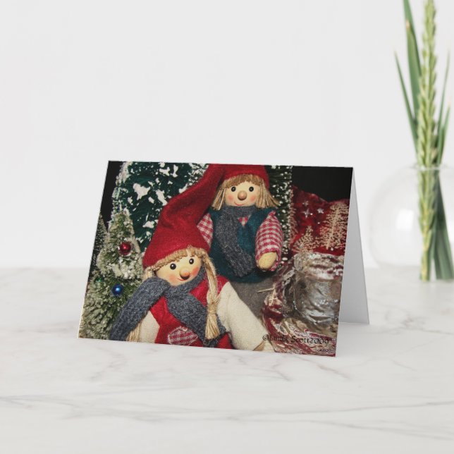 Cartão De Festividades Feliz Natal, (Frente)