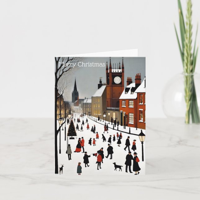 Cartão De Festividades Feliz Natal (Frente)