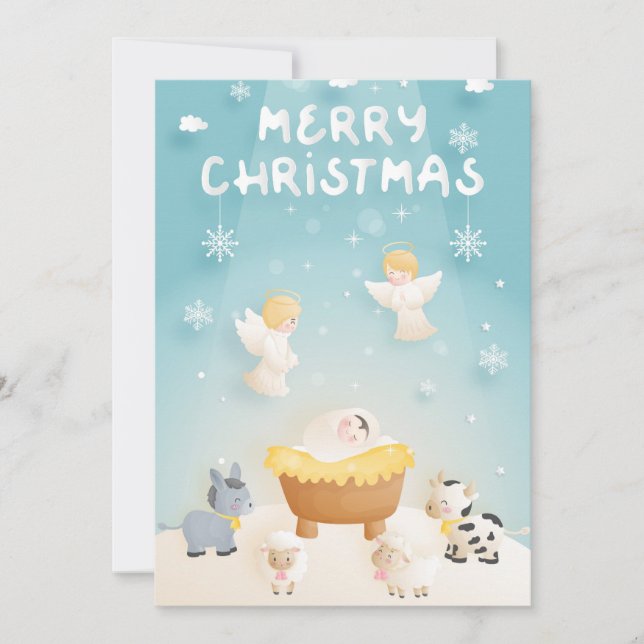 Cartão De Festividades Feliz Natal (Frente)