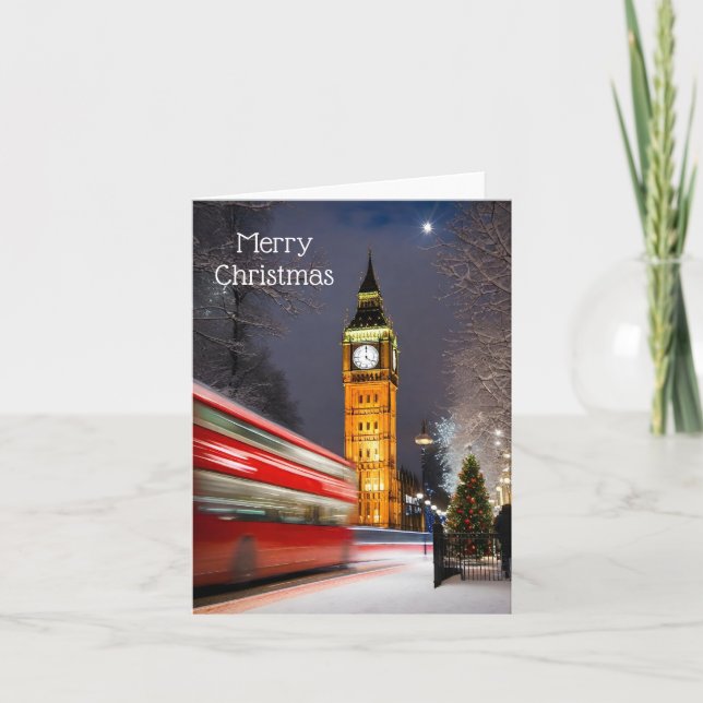 Cartão De Festividades Feliz Natal (Frente)