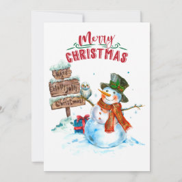 Cartão De Festividades Feliz Natal