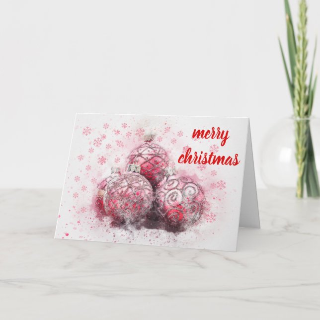 Cartão De Festividades Feliz Natal (Frente)