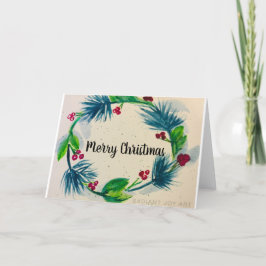 Cartão De Festividades Feliz Natal