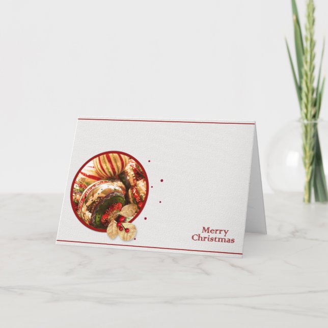 Cartão De Festividades Feliz Natal (Frente)