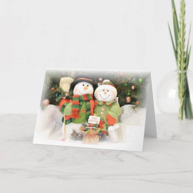 Cartão De Festividades Feliz Natal (Frente)