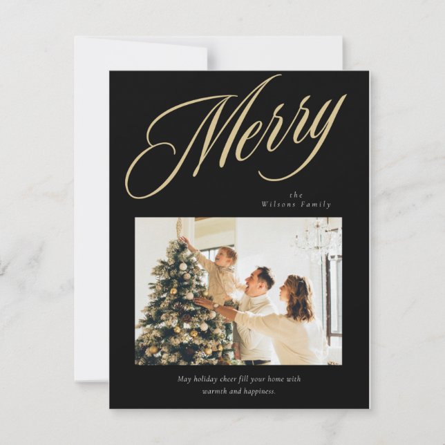 Cartão De Festividades Feliz Natal (Frente)