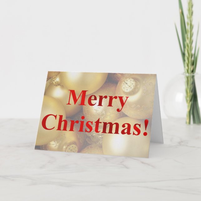 Cartão De Festividades Feliz Natal (Frente)